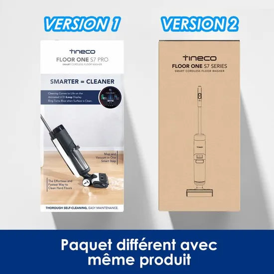 Aspirateur Laveur Sans Fil - Tineco Floor ONE S7 PRO - Sols Durs - Grande Autonomie