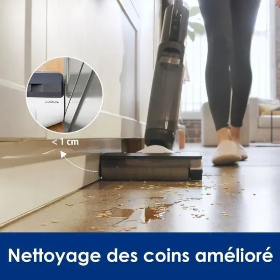 Aspirateur Lavant Tineco Floor One S5 Combo - Aspirateur Sans Fil Eau/Poussière - Aspirateur à main