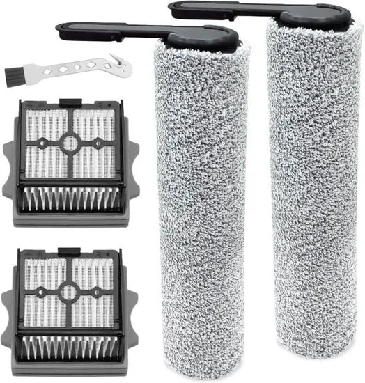 Brosse à rouleau + filtre pour Tineco Floor One Stretch S6 aspirateur sec et humide pièces de rechange
